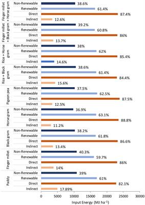 An evaluation of energy and carbon budgets in diverse cropping systems for sustainable diversification of rainfed uplands in India's eastern hill and plateau region